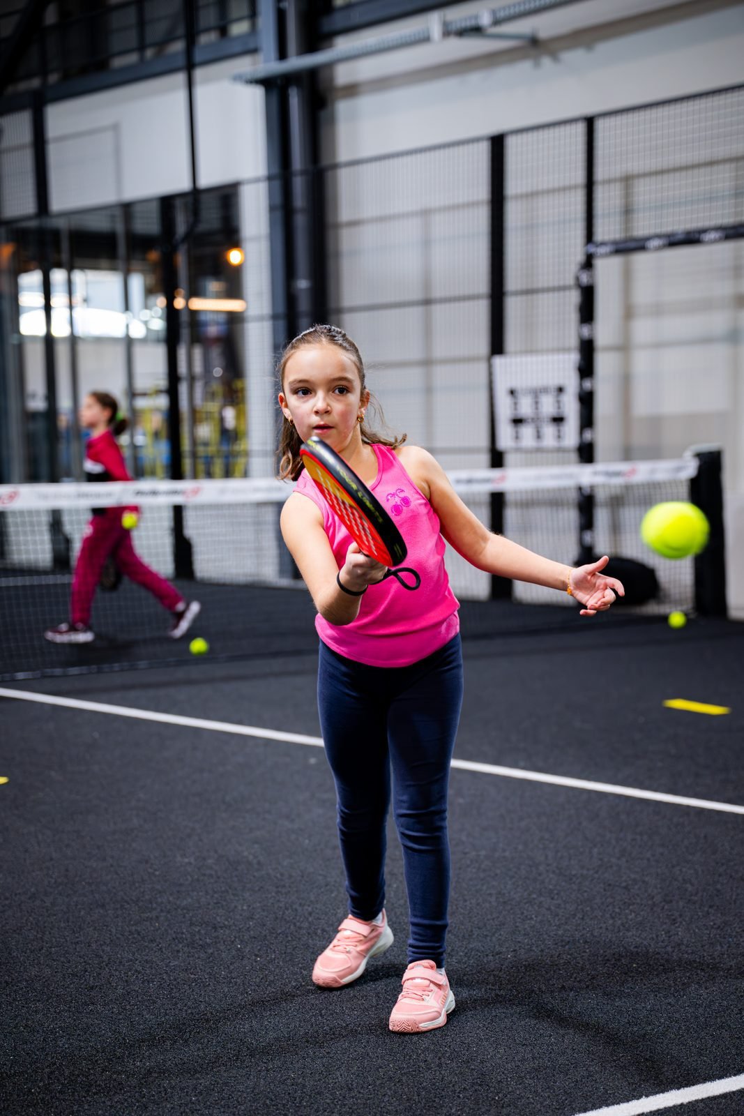 Cours de padel enfant à l'Academy ZE PADEL